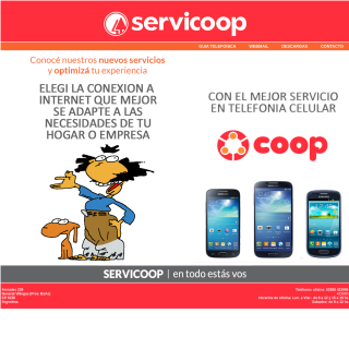Servicoop Argentina  website