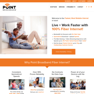  Point Broadband Fiber Holding  website