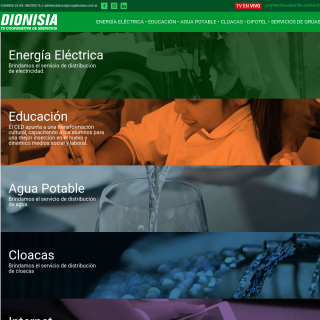 COOPERATIVA DE ELECTRICIDAD Y S. A. DE DIONISIA  website