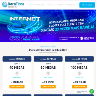 DataFibra Telecom  website