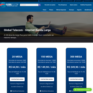 Global Telecom do Brasil  website
