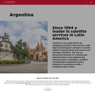 Telespazio argentina  website