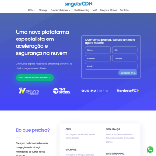 SingularCDN  website