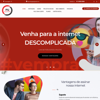 RJ Tecnologia Provedores do Brasil  website