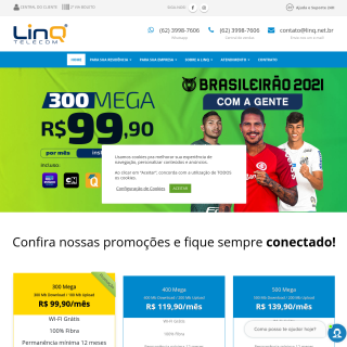  LINQ TELECOMUNICAÇOES  aka (LINQ TELECOM)  website