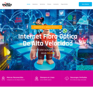 SERVICIOS DE INTERNET WMAX aka (Wmax Limitada) website