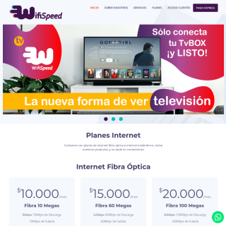 Wifispeed Servicios Limitada  website