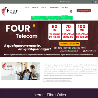  FOUR NETWORK SERVICOS DE INFORMATICA  aka (Four Telecom)  website