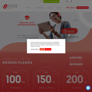 Evox Telecom  website