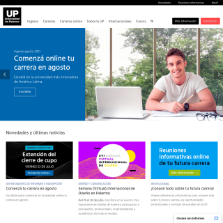 FUNDACIÓN UNIVERSIDAD DE PALERMO  aka (Universidad de Palermo)  website