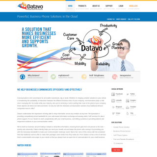  Datavo  aka (Pacific Centrex Services)  website