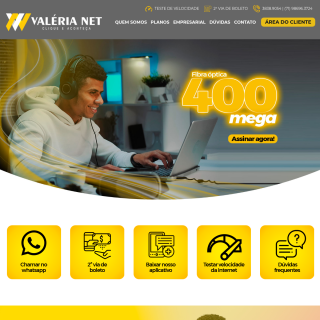  VALERIA NET PROVEDOR INTERNET LTDA  website