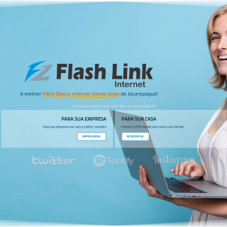  L&R Soluções em Telecomunicações  aka (Flash Link Internet)  website