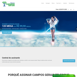 Campos Gerais Telecom  website