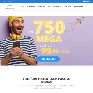 Hyperfibra Telecomunicações e Engenharia LTDA aka (Hyperfibra) website