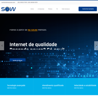 SOW Telecomunicações  website