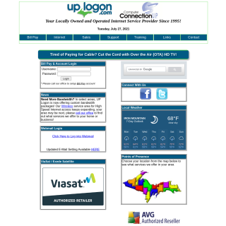  U.P. Logon  aka (Computer Connection U.P.)  website