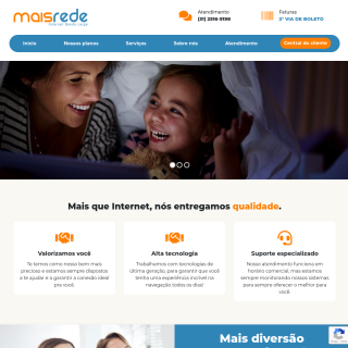 Mais Rede Telecom  website