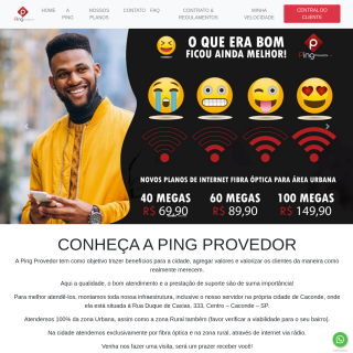 Ping Provedor  website
