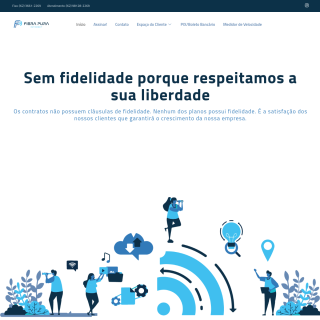  FIBRA PURA TELECOM  aka (Fibra Pura Internet Goiânia)  website