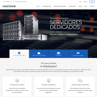 Hostzone Tecnologia LTDA  website