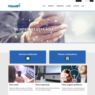 Prime Net Palmas website