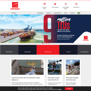 Portonave S/A - Terminais Portuarios de Navegantes aka (Portonave) website