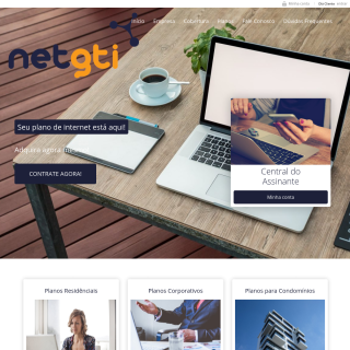 NETGTI Internet e Telecomunicações  website
