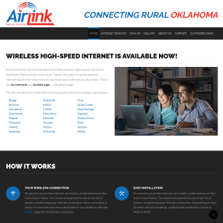AirLink Internet Services  website
