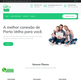E. DE J. DE M. OLIVEIRA COMERCIO E SERVIÇOS aka (UP Telecom) website