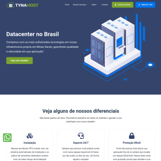 Tyna Host - Datacenter no Brasil  website
