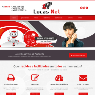  Lucas Net Telecom  website