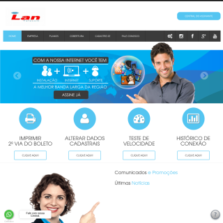 LAN TELECOM INTERNET BANDA LARGA  website