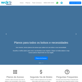  WCK TELECOMUNICACOES  aka (WCK Telecom)  website