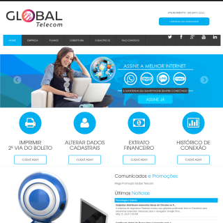 GLOBAL TELECOMUNICAÇÕES  website
