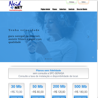 Neidnet Telecomunicações  website