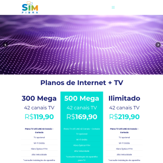  SIM INTERNET PROVEDORES DE INTERNET  aka (SIM FIBRA)  website