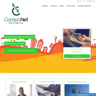  CampoNet  aka (CampoNet Telecomunicações)  website