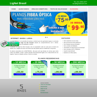  Nova Info Internet e Telecomunicações  aka (Lignet Brasil ISP)  website