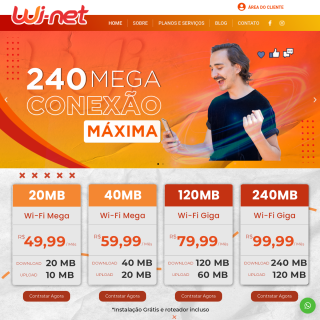  WT NET COMUNICACAO  aka (Wi-NET)  website