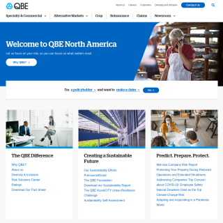  QBE Americas  website