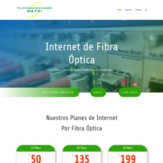 MAFRI Telecomunicaciones  website
