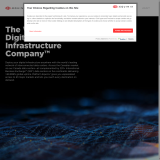 Equinix Connect - CL, Calgary (formerly Q9)  website