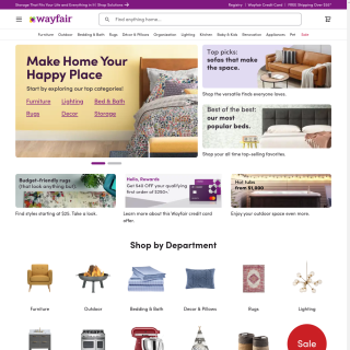 Wayfair LLC  website
