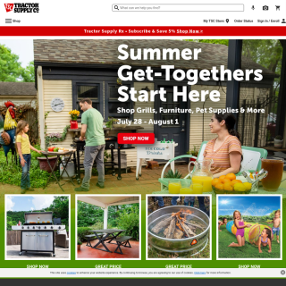  Tractor Supply Company  aka (TSCO)  website