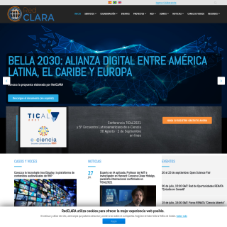 Cooperación Latino Americana de Redes Avanzadas  website