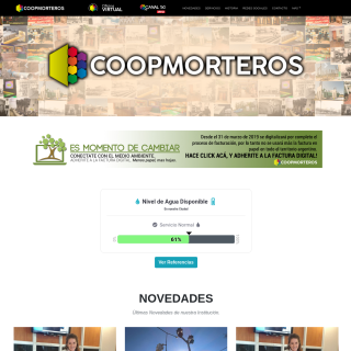 Coop. de Servicios Públicos de Morteros  website