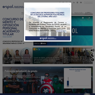 Escuela Superior Politecnica del Litoral  website
