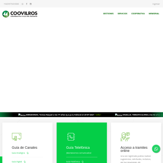 Cooperativa Villa del Rosario (Coovilros)  website
