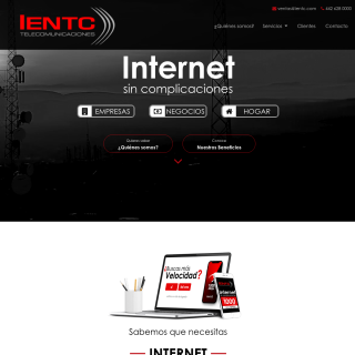  IENTC Telecom Mexico  website